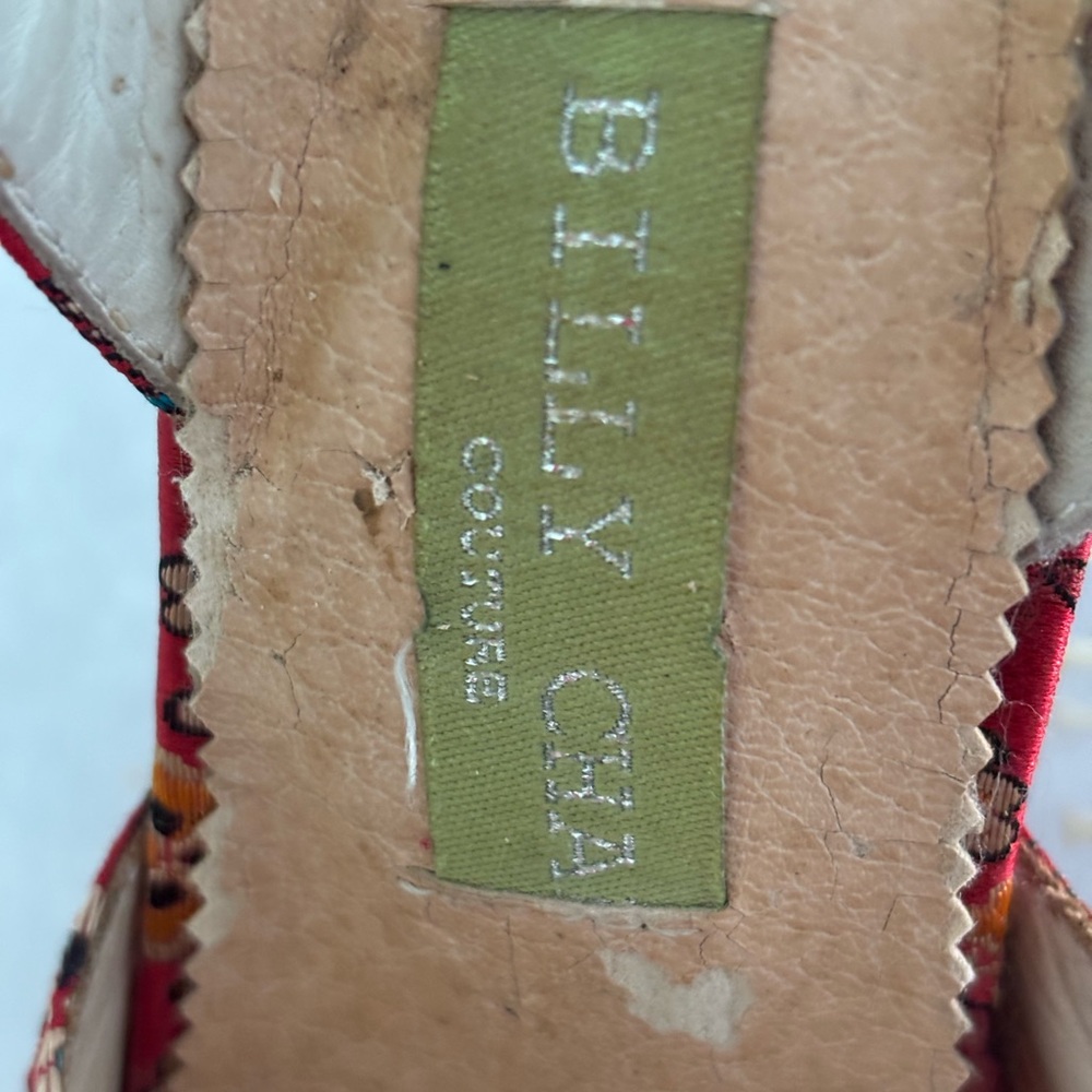 Billy Chan Couture Red Peep Toe Stilettos - Picture 4 of 14